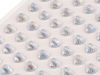 Samolepicí srdce na lepicím proužku multicolor Ø10 mm