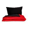 Saténové povlečení LUXURY COLLECTION červené/černé