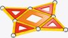 GEOMAG Classic Panels oranžová 35 dílků Eko magnetická STAVEBNICE