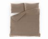 Jednobarevné bavlněné povlečení 140x200, 70x90cm melír béžový