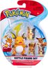 Pokémon Battle figurka set 3ks na kartě různé druhy plast
