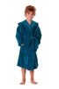Dětský župan Tampa petrolejová – kapuce, dvě kapsy, velikosti 104-152