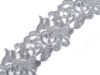 Vyšívaná krajka šíře 70 mm, 75 mm METRÁŽ