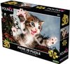 PUZZLE 3D Koťátko 31x23cm 100 dílků skládačka v krabici
