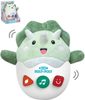 PLYŠ Roly-poly baby dino kývací pro miminko na baterie Světlo Zvuk