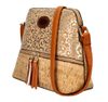 Crossbody dámská kabelka v korkovém designu T8297 typ 16
