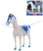 Kůň nílý plastový mává křídly chodící na baterie s melodií Světlo Zvuk
