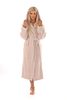 Bavlněný župan Athena s kapucí oříškový 31 16 8151