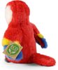 PLYŠ Papoušek červený Ara 16cm Eco-Friendly *PLYŠOVÉ HRAČKY*