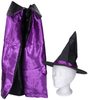KARNEVAL Klobouk čarodějnický set s pláštěm 2 barvy *KARNEVALOVÝ DOPLNĚK*