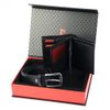 Pierre Cardin Dárková pánská luxusní sada kožený opasek a peněženka