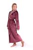 Župan s límcem Flora mauve wine 25 56 4853
