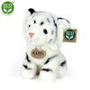 Plyšový tygr bílý sedící 18 cm