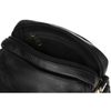 GROSSO Kožená pánská crossbody taška 18,5x22x8 cm černá