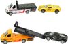 Auto odtahová služba zpětný chod City Collection set s autíčkem 4 druhy kov