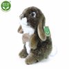 plyšový zajíc hnědý stojící , 18 cm
