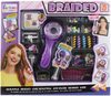 Zaplétání korálků do vlasů kadeřnický dětský set s hřebenem na baterie