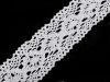 Bavlněná krajka / vsadka paličkovaná šíře 40 mm METRÁŽ