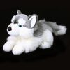 Plyšový pes husky ležící 30 cm