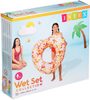 INTEX Kruh nafukovací donut srdce 104cm plavací kolo do vody 56253