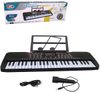 Piáno elektronický klavír 49 kláves dětský keyboard s mikrofonem na baterie Zvuk