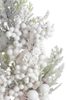 Zasněžená větvička s bílými bobulemi 53 cm