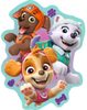 TREFL DŘEVO Puzzle obrysové Tlapková Patrola Veselá štěňata 20x26cm 50 dílků