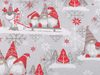 Vánoční bavlněná látka / plátno skřítek METRÁŽ