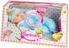 Baby panenka Bambolina Amore miminko set s lahvičkou s melodiemi na baterie Zvuk