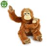 Plyšový orangutan s mládětem 25 cm