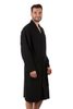 Mušelínový župan Dacca Black 12 24 9999 unisex