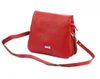 MiaMore Kožená crossbody dámská kabelka se třemi oddíly camel hnědá
