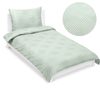Povlečení bavlněný satén Bílá,Mentolová 94/607