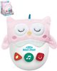 PLYŠ Roly-poly baby sova kývací pro miminko na baterie Světlo Zvuk