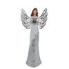 Dekorace anděl se srdcem X8179/4 - 10.5x5.5x24cm