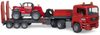 BRUDER 02772 Auto MAN TGA tahač s přívěsem + manipulátor Manitou MT633