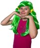 KARNEVAL paruka dětská Lollipopz Amy zelená umělé vlasy