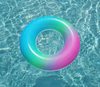 Kruh nafukovací duhový 91cm plavací kolo do vody 2 barvy 36126