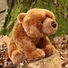 Plyšový medvěd Grizzly sedící 30 cm
