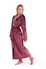 Župan s límcem Flora mauve wine 25 56 4853