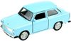 WELLY Auto retro model Trabant 601 10cm volný chod kov 4 barvy