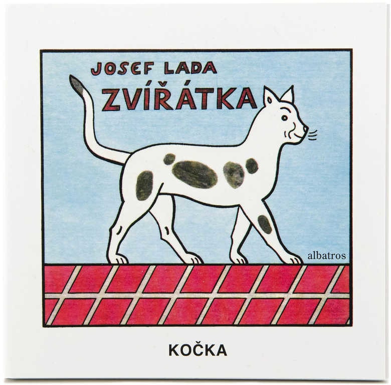 Baby knížka Josef Lada Zvířátka 16x15cm leporelo pro miminko | Peknydarek.cz