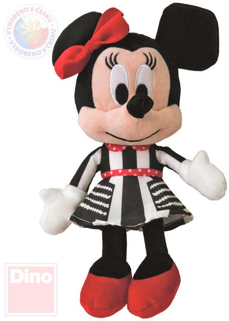 Disney myška Minnie Mouse černo-bílé šaty 25cm Peknydarek.cz