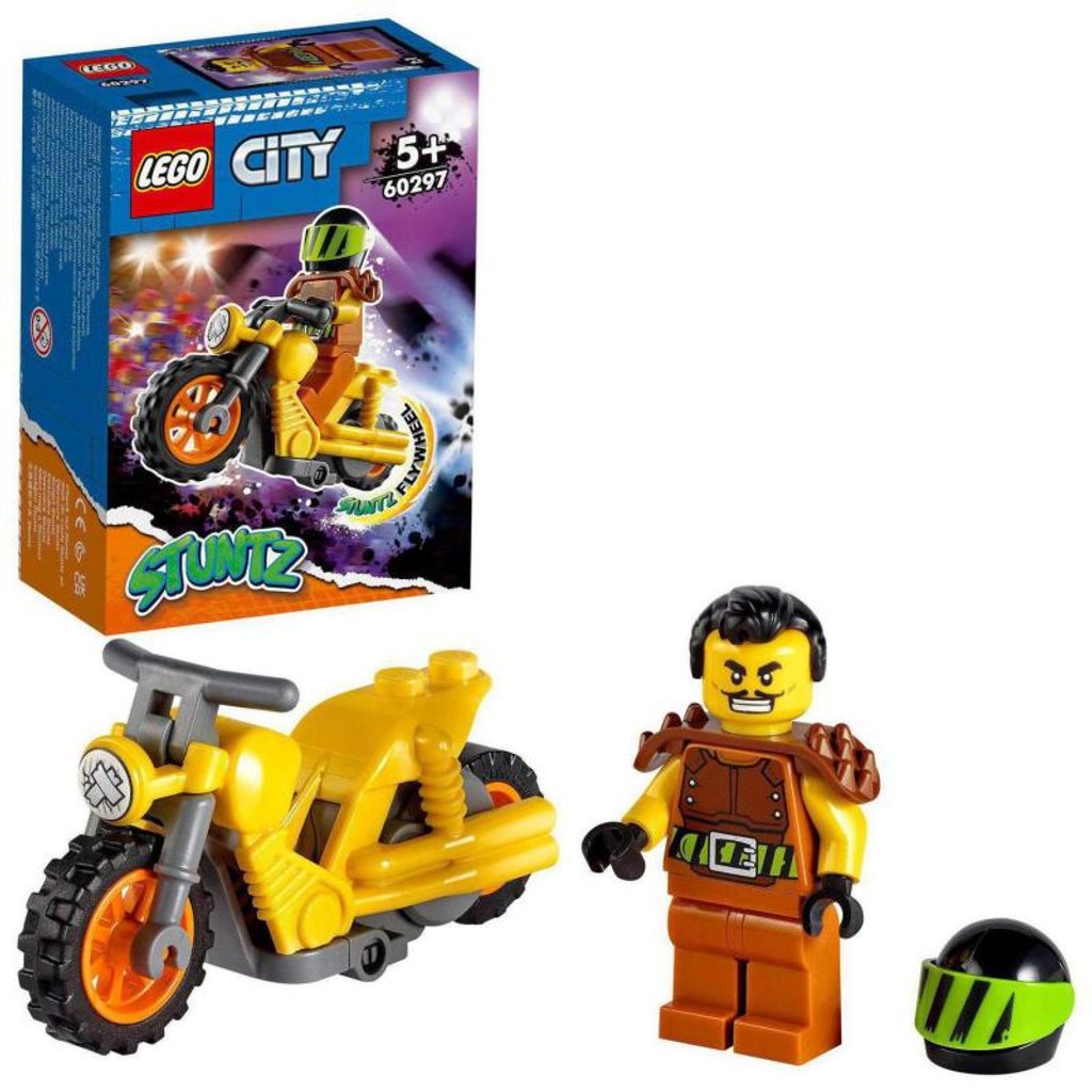 LEGO City Demoliční kaskadérská motorka 60297 | Peknydarek.cz