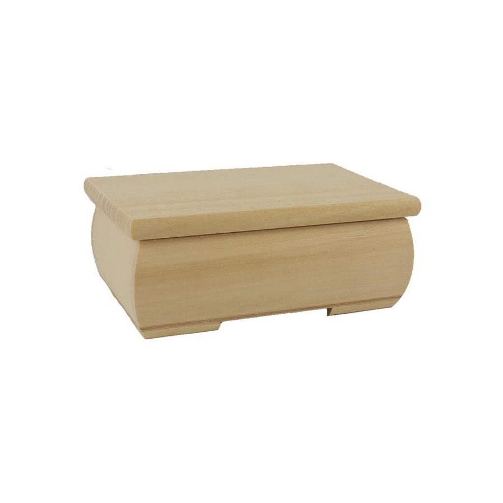 Krabička dřevěná s víkem 0960100 - 14,5 x 9,5 x 6 cm