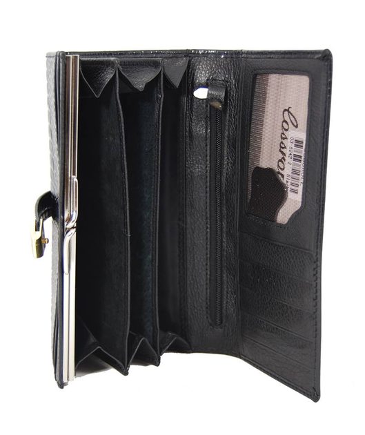 Dámská kroko kožená peněženka v krabičce Cossroll A16-5242 černá |  Peknydarek.cz