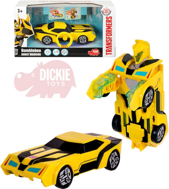 Transformers robot Warrior Bumblebee auto na baterie Světlo Zvuk plast |  Peknydarek.cz