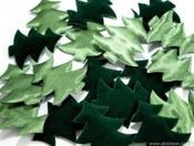 Vánoční stromek velikost 45x50mm cca 500ks