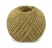 Jutový motouz Okrová 2524/008 klubko 200g, cca 130 m, průměr 1.75 mm