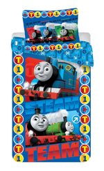 Povlečení Mašinka Tomáš Steam Te 140x200, 70x90 cm
